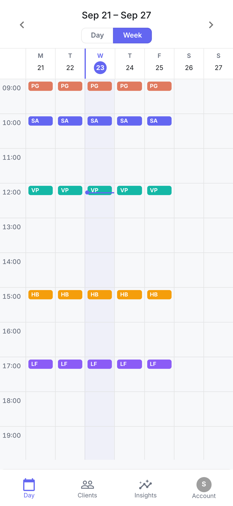 Die Woche eines Friseurs in Blockday, eine Farbe pro Kunde